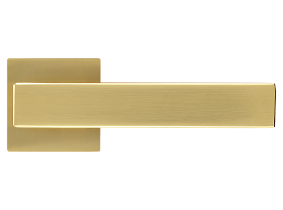 LOT ручка дверная на квадратной розетке 6 мм MH-56-S6 MSG, цвет - мат.сатинированное золото фото купить в Ижевске