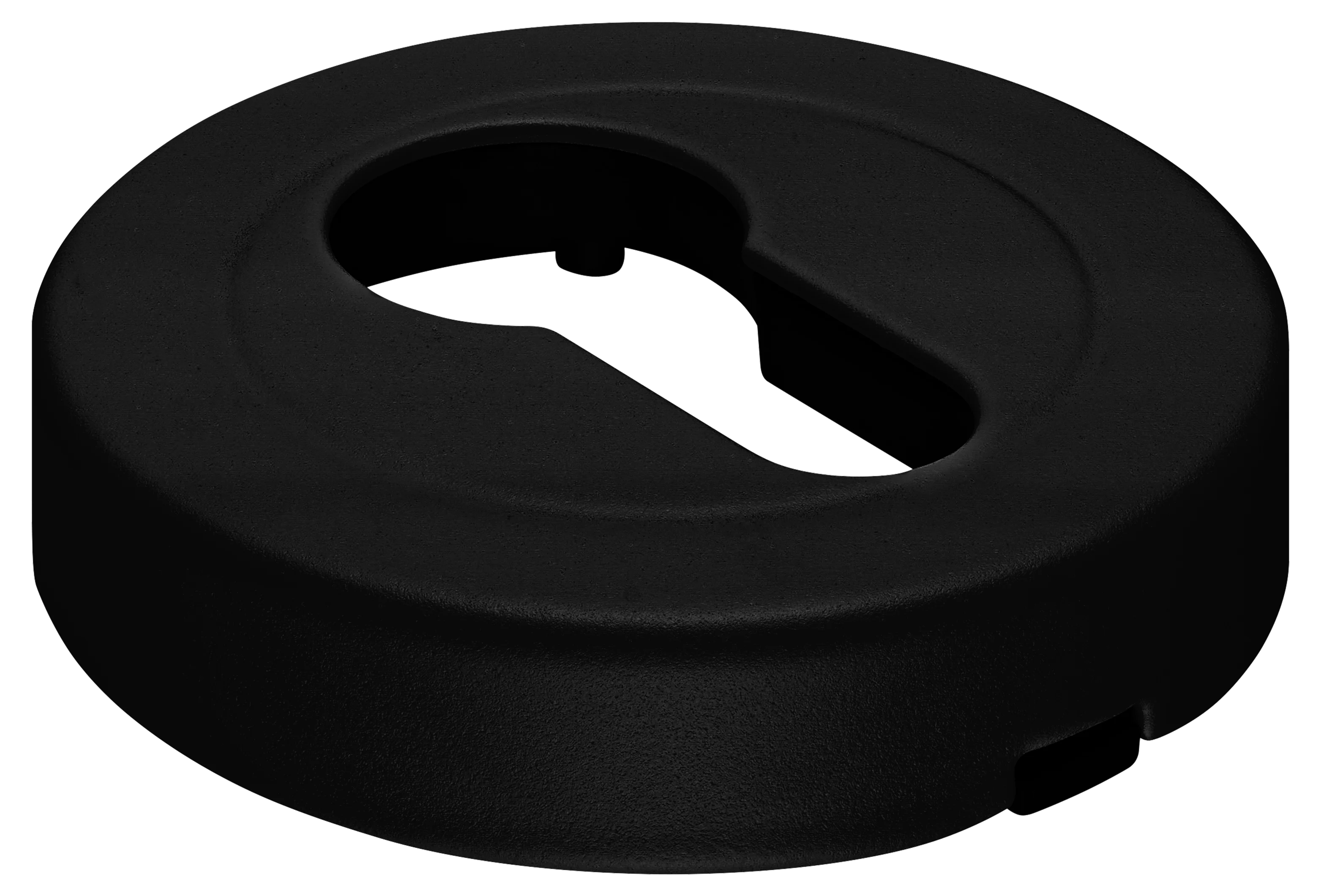 LUX-KH-R2 NERO, накладка на евроцилиндр, цвет - черный фото купить Ижевск